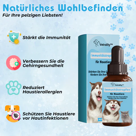 Vetrality™ Imunitätstropfen für Haustiere