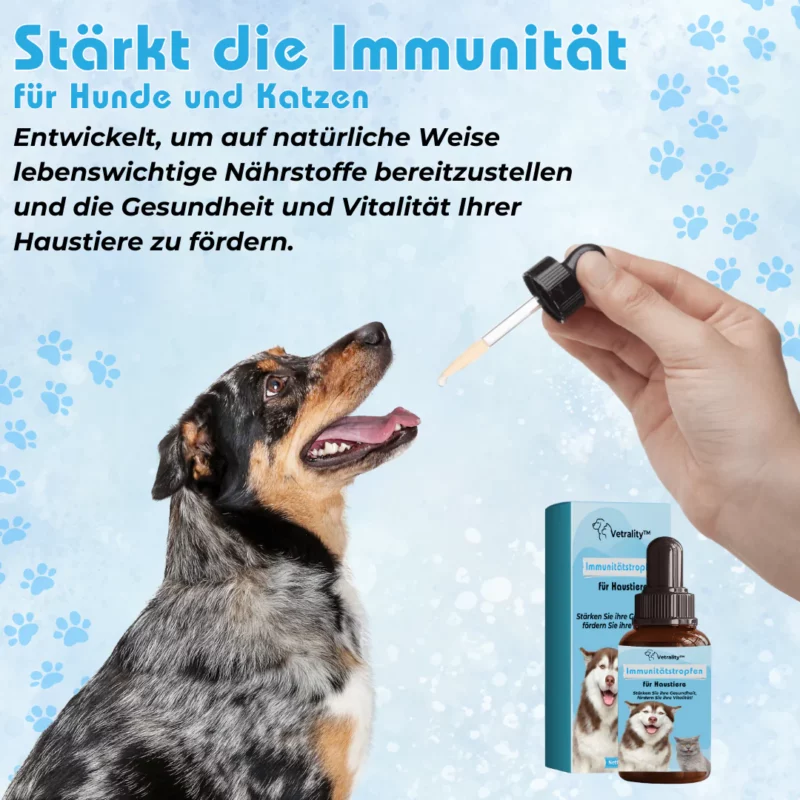 Vetrality™ Immunitätstropfen für Haustiere