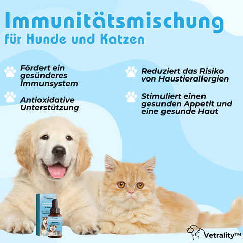 Vetrality™ Immunitätstropfen für Haustiere
