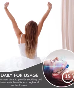 iRosesilk™ CoughEND Vibro-Light Therapy Trachea Soothing Instrument