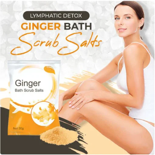 Lymphatic Detox Ginger Bath Scrub Salts