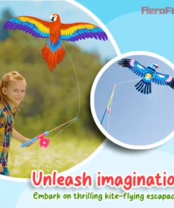 طائرة ورقية للأطفال من AeroFun™ لقضيب الصيد