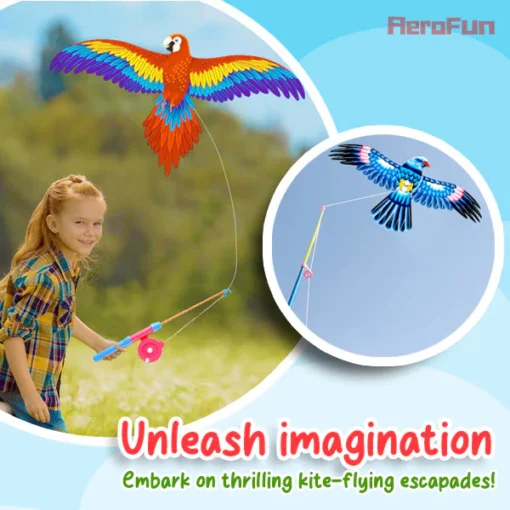 एयरोफन™ फिशिंग रॉड बच्चों की पतंग