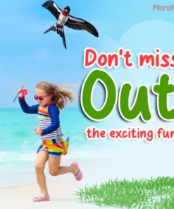 طائرة ورقية للأطفال من AeroFun™ لقضيب الصيد