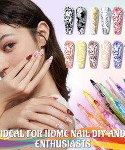 Biancat™ 12 ColorCraze Nail Art Pens