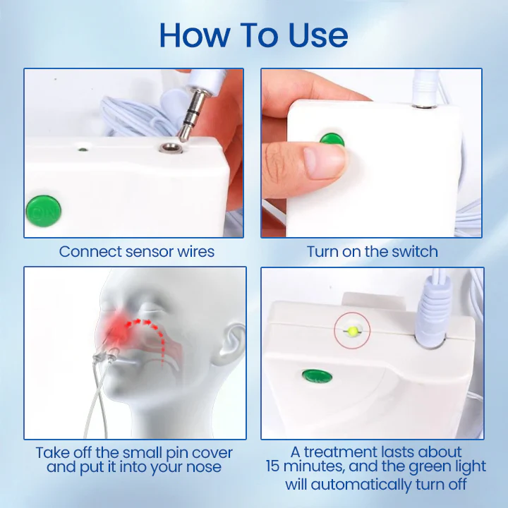 جهاز العلاج Ceoerty™ BreatheBright Nasal LED