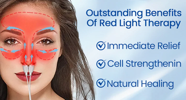 جهاز العلاج Ceoerty™ BreatheBright Nasal LED