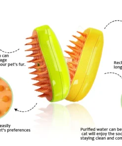 Cozyk™ Patented Exclusive Rechargeable Steam Pet Brush