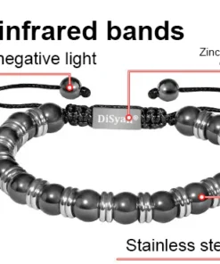 DiSyan® Magnetic hematite bracelet