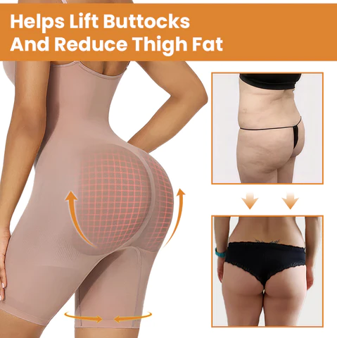 Dobshow™ IonFiberFar Infrared Recovery Shaper Bodysuit بدون ظهر