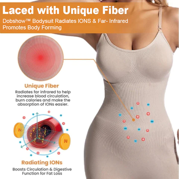 Dobshow™ IonFiberFar Infrared Recovery Shaper Bodysuit بدون ظهر