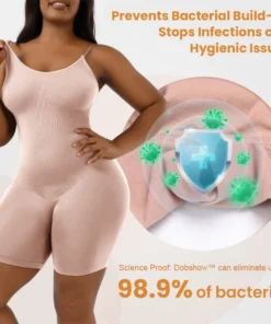 Dobshow™ IonFiberFar Infrared Recovery Shaper Bodysuit بدون ظهر