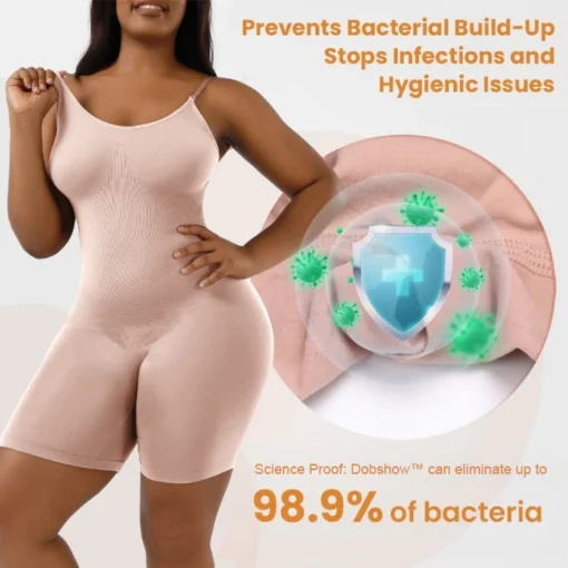 Dobshow™ IonFiberFar Infrared Recovery Shaper Bodysuit بدون ظهر