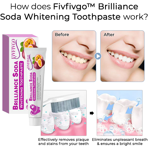 Fivfivgo™ Brilliance Soda Whitening Zahnpasta