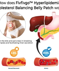 Fivfivgo™ Hyperlipidemia Cholesterol Balancing Belly Patch