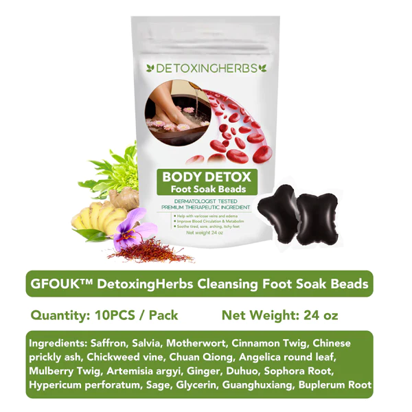 GFOUK™ Herbs التخلص من السموم Reinigendes Fußbad Perlen
