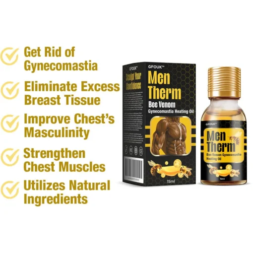 زيت التدفئة GFOUK™ MenTherm Bee Venom Gynecomastia - الصورة 5