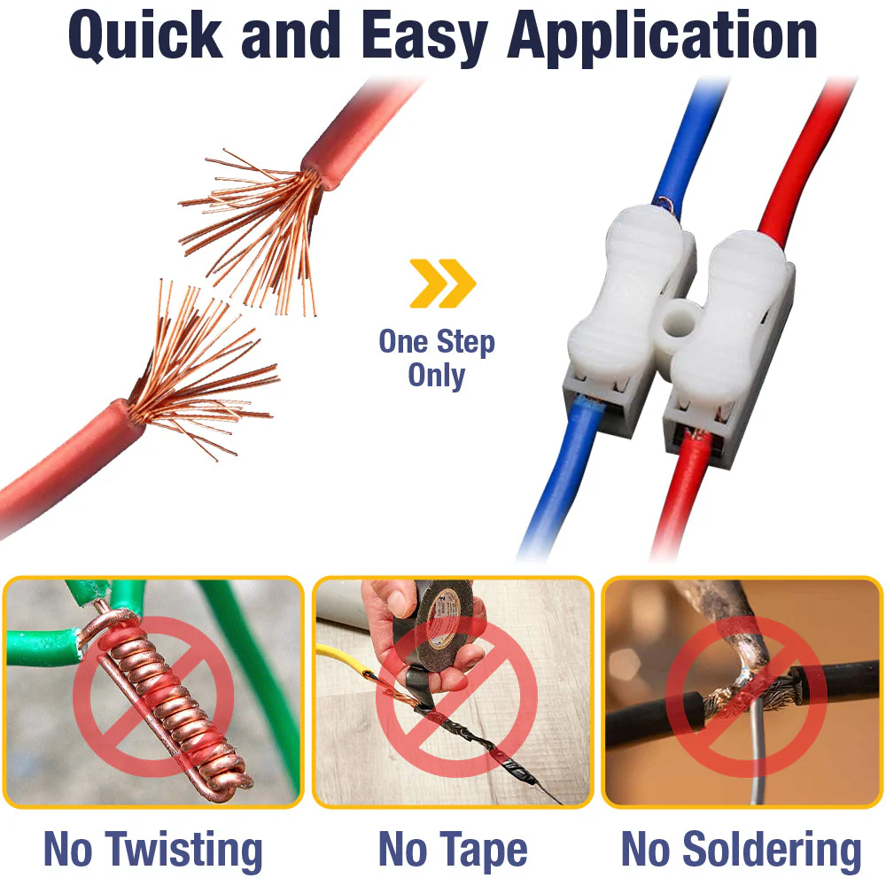 GFOUK™ QuickFuse Wire -kaapeliliitin