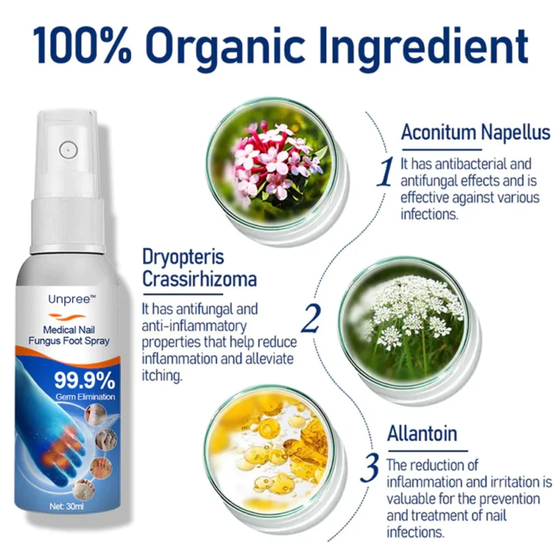 HerbalCare Medical Kynsisieni -jalkasuihke