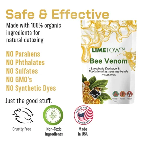 LIMETOW™ نقع القدم بسم النحل من LymphTox