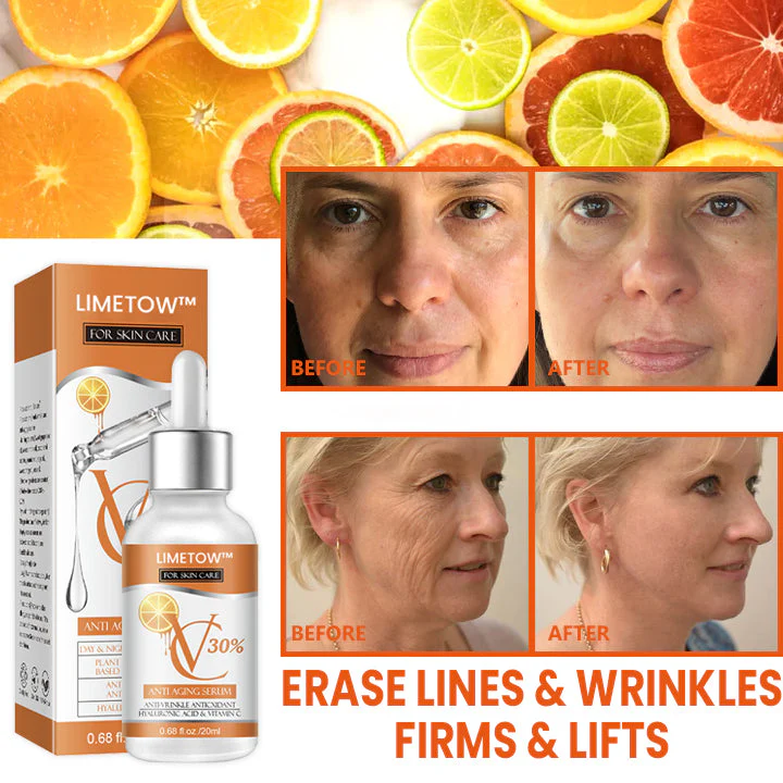 LIMETOW™ C-vitamiinin ikääntymistä estävä seerumi