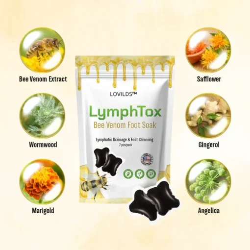 LOVILDS™ غسول القدم بسم النحل LymphTox