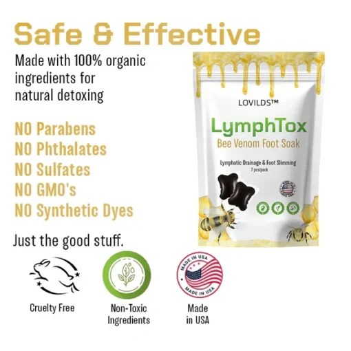 LOVILDS™ غسول القدم بسم النحل LymphTox