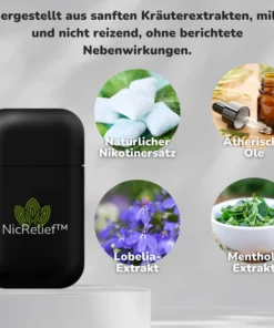 NicRelief™ QuitSmoke Fruchtiger Inhalator
