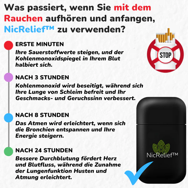 NicRelief™ QuitSmoke Fruchtiger Inhalator
