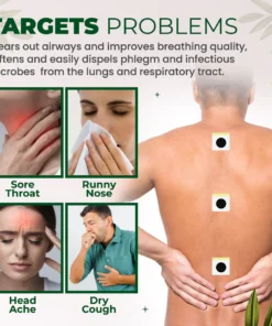 Organic Herbal Lung Cleanse Repair Patch