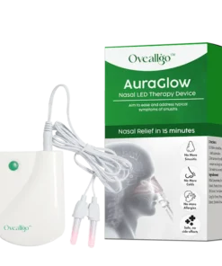 جهاز Oveallgo™ AuraGlow لعلاج الأنف بتقنية LED