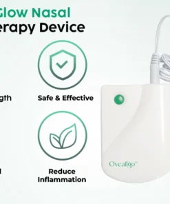 جهاز Oveallgo™ AuraGlow لعلاج الأنف بتقنية LED