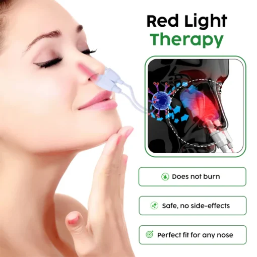 جهاز Oveallgo™ AuraGlow لعلاج الأنف بتقنية LED