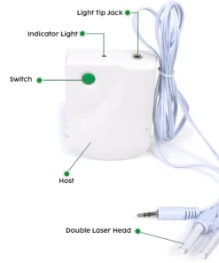 جهاز Oveallgo™ AuraGlow لعلاج الأنف بتقنية LED