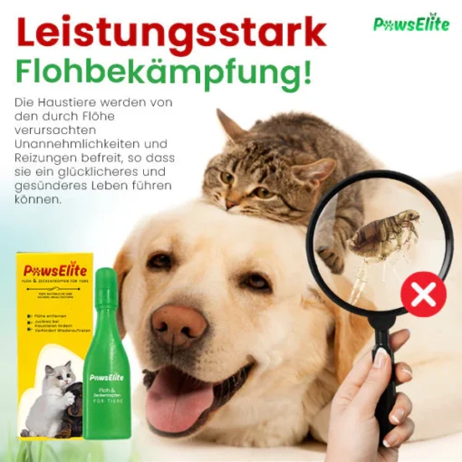 PawElite™ Floh & Zeckentropfen maka Tiere