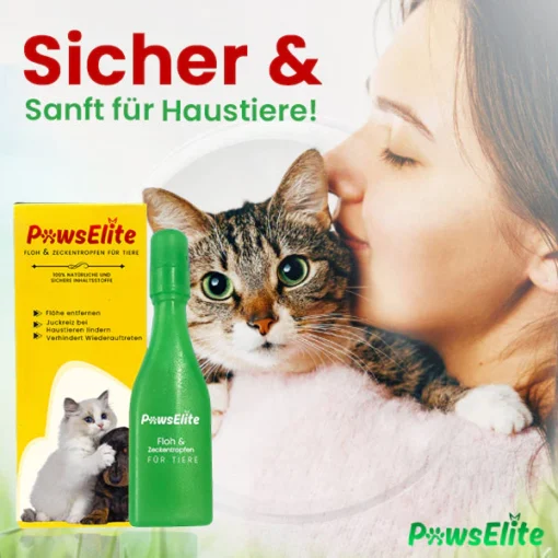 PawElite ™ Floh & Zeckentropfen fun Tiere