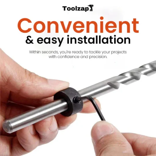 مجموعة حلقات حامل حد لقم الثقب من ToolZap™