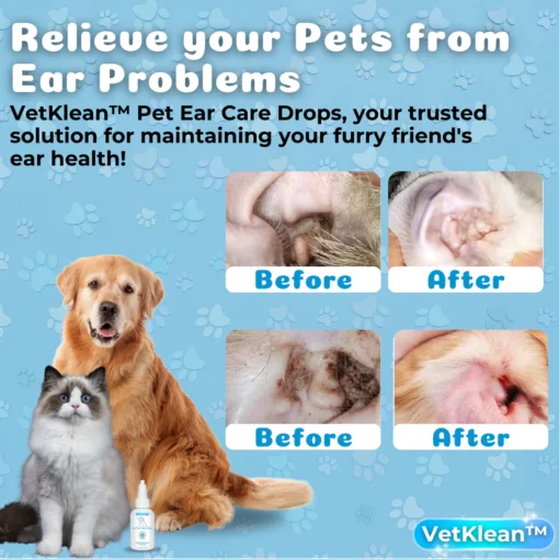VetKlean™ 宠物耳朵护理滴剂