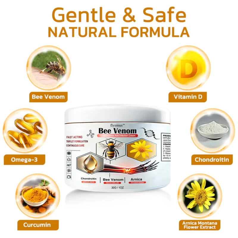 flysmus™ Bee Venom Hyperuricemia Anti-Infection Cream