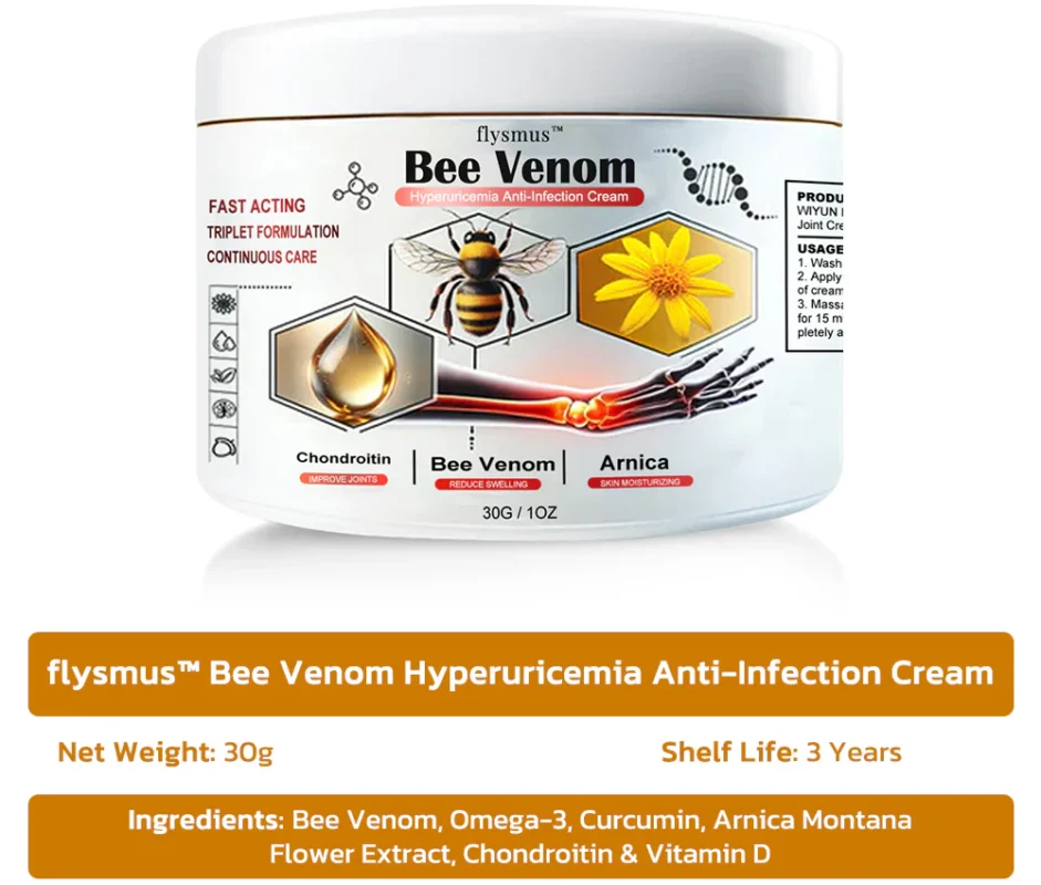 flysmus™ Bee Venom Hyperuricemia Anti-Infection Cream