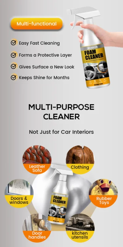 iRosesilk™ Multi-Purpose Foam Cleaner