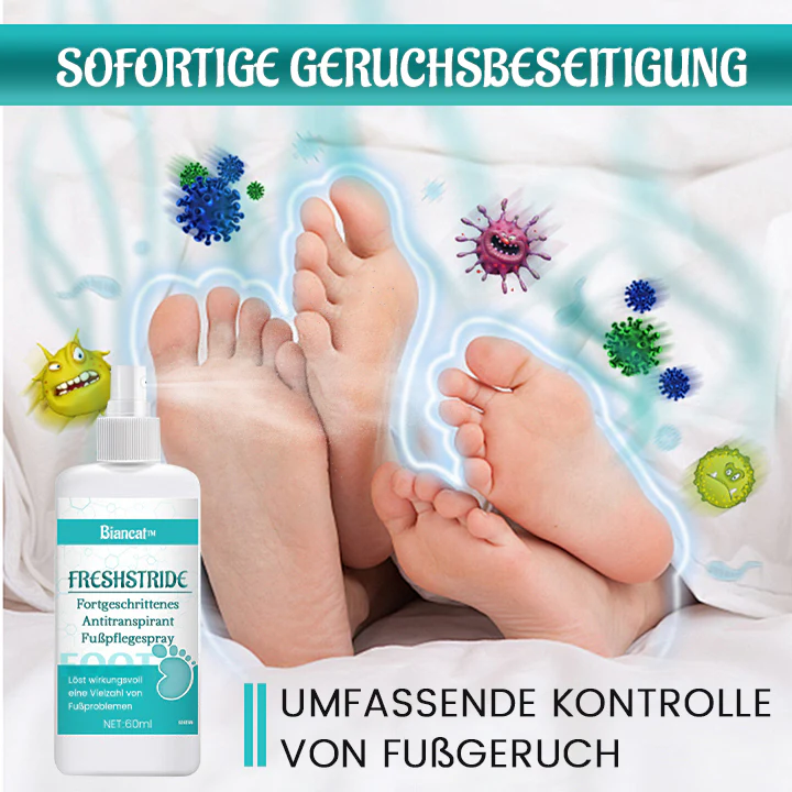 Biancat™ FreshStride Fortschrittliches مضاد التعرق Fußpflegespray