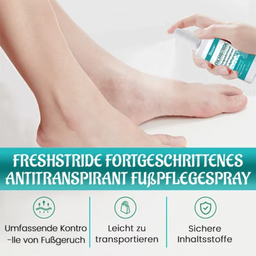Biancat™ FreshStride Fortschrittliches مضاد التعرق Fußpflegespray
