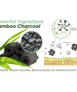 EcoGlow Acanthosis Nigricans Treatment Bamboo Charcoal Soap