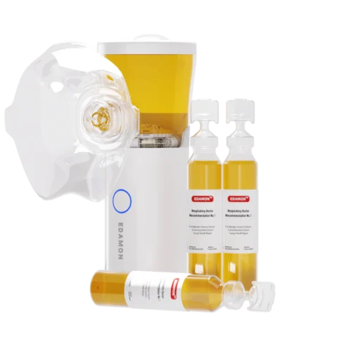 Edamon™Compact mesh handheld portable Nebulizer with Cordyceps Extract Essence