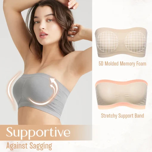 Fivfivgo™ CozyLift Nahtloser، stützender Schlauch-BH