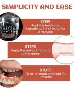 مجموعة Fivfivgo™ PerfectFit Prothese Silikon Reline