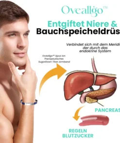 Fivfivgo™ Apus Ion Therapeutisches SugarDown Titan Armband