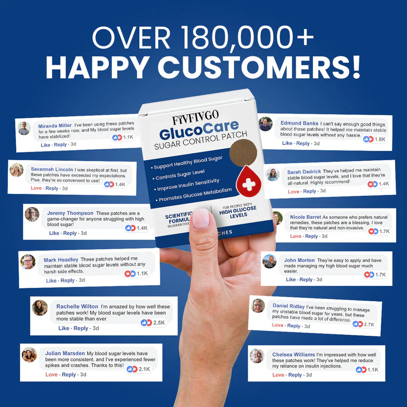 Fivfivgo™ GlucoCare Blutzuckerkontrollpflaster