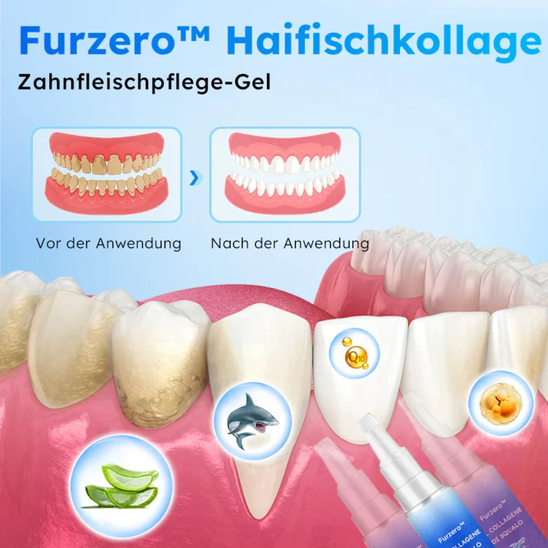 Furzero™ Haifischkollagen Zahnfleischpflege-Gel